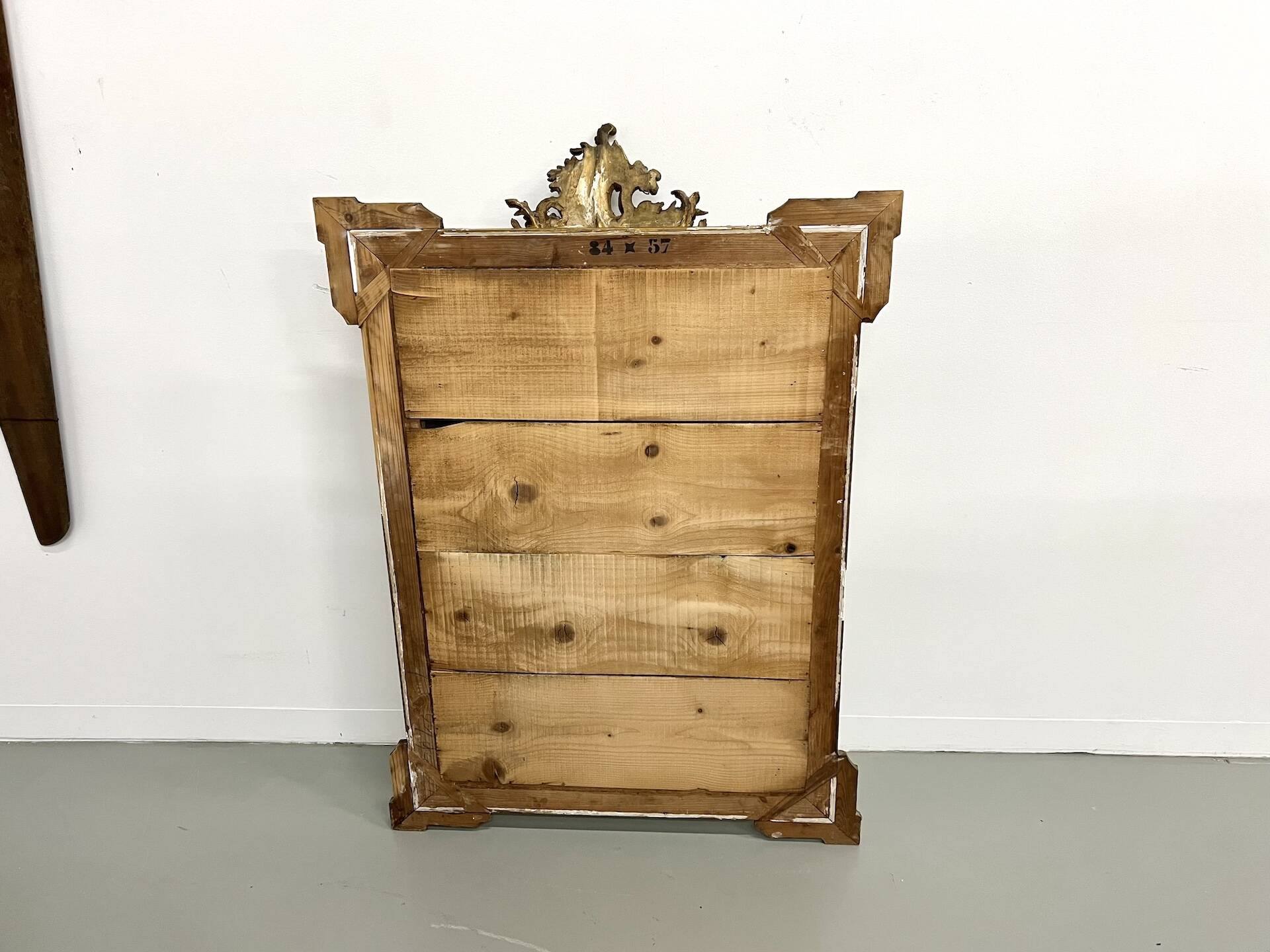 Napoleon III "rocaille" mercury mirror