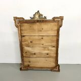 Napoleon III "rocaille" mercury mirror