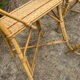 Set de 3 chaises en rotin vintage