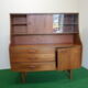 Glazed teak vintage buffet