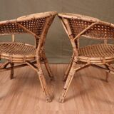 Series 4 rattan armchairs
