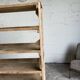 Raw poplar wood shelf