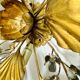 Floral Hollywood Regency Wall or Ceiling Lamp by Hans Kögl