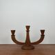 3-arm teak candle holder, 1960/70