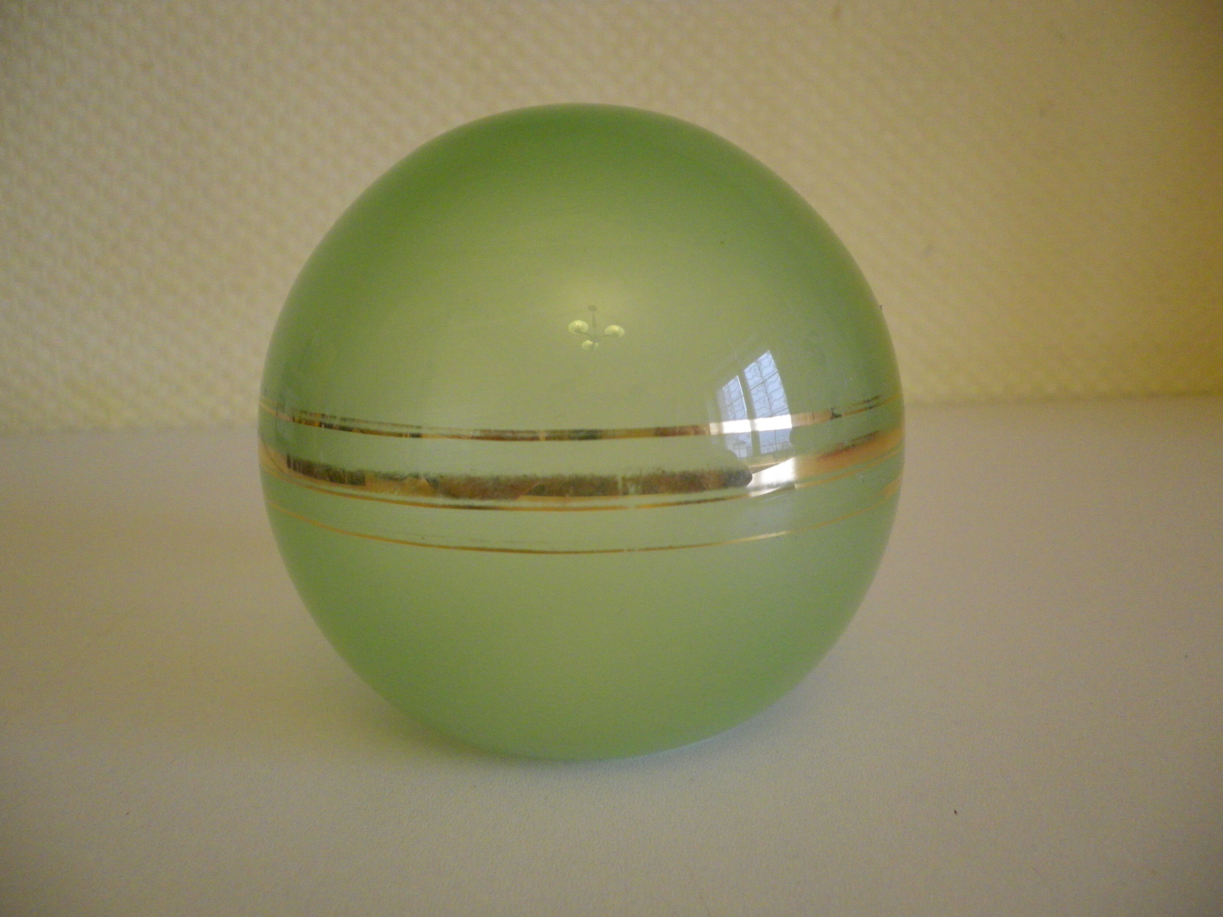 Table lamp, art deco, opaline, marble, bronze patinated metal, 30s/40s