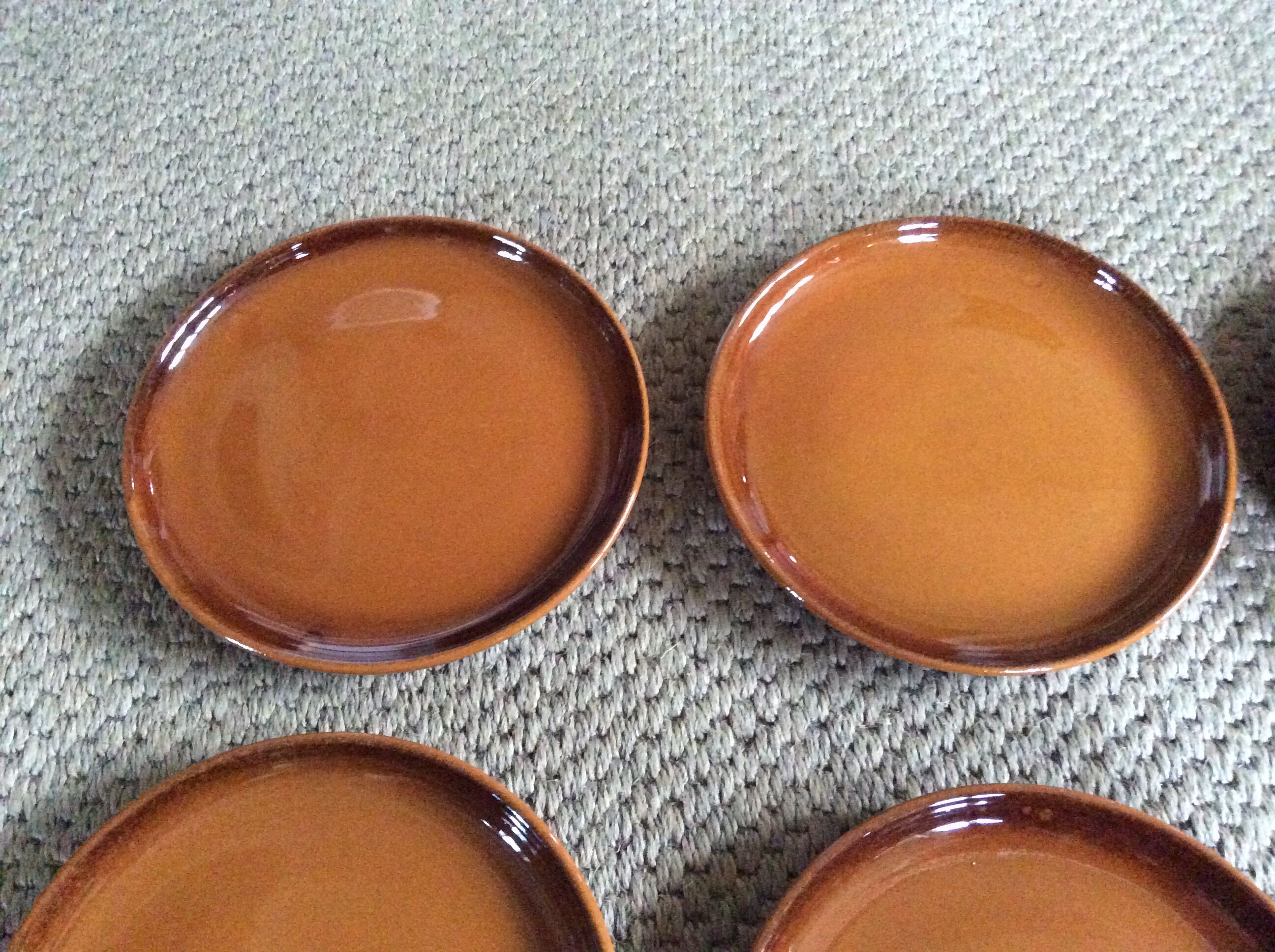 Series of 6 dessert plates