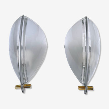 Pair Murano Wall Lamp, VeArt by Guismondi, for Artemide