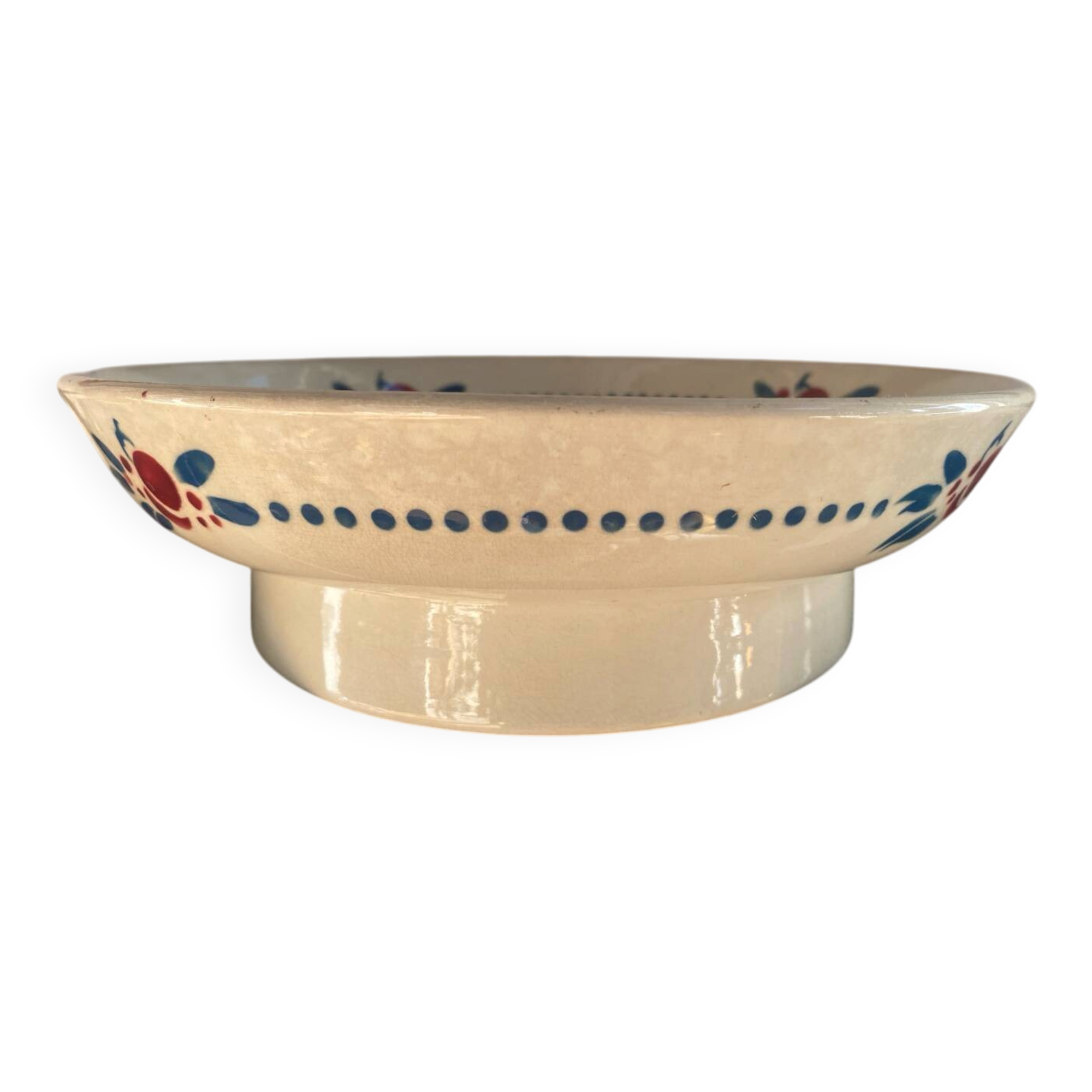 Badonviller ceramic fruit bowl