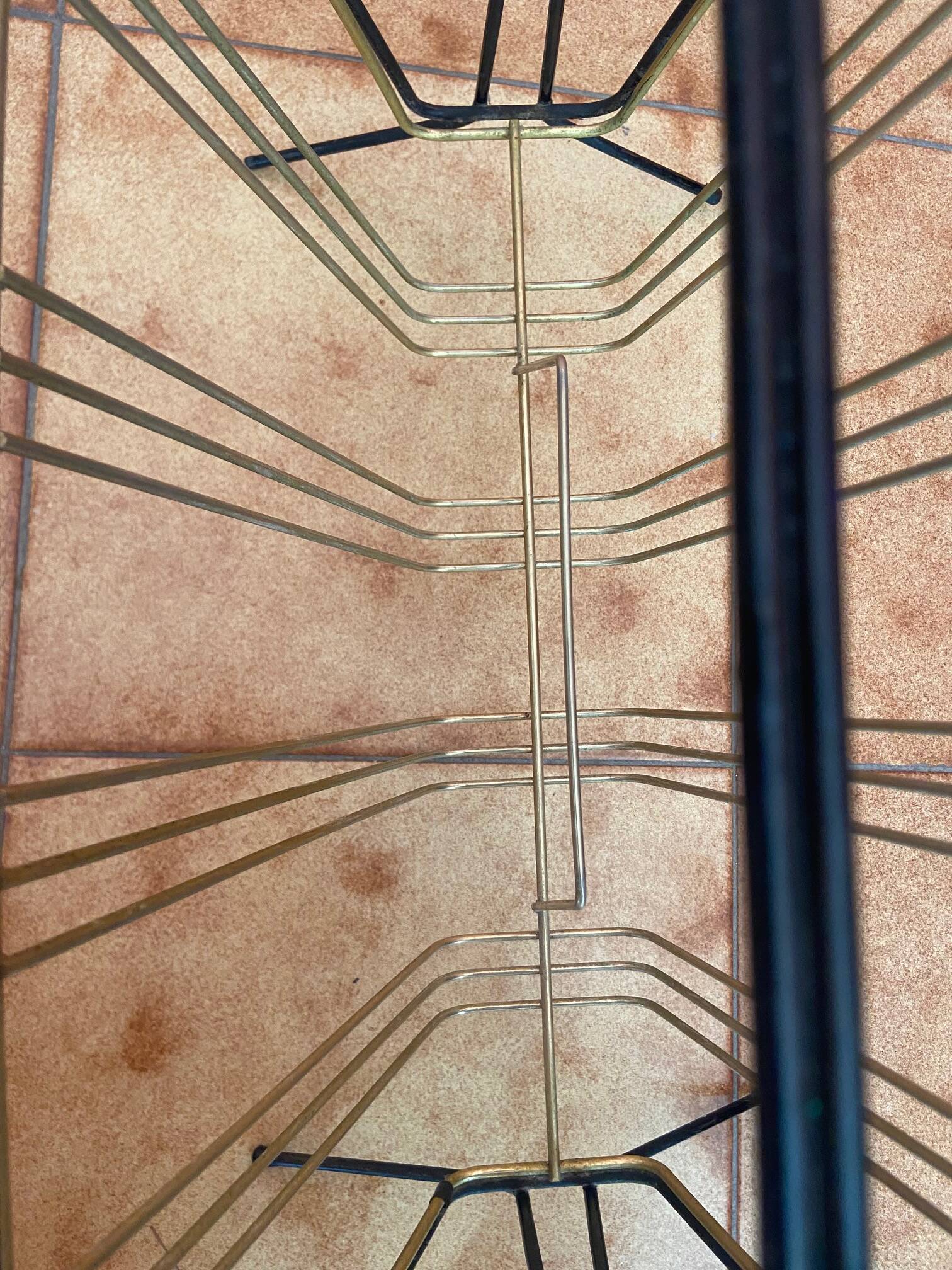 Vintage magazine rack from the 1960s