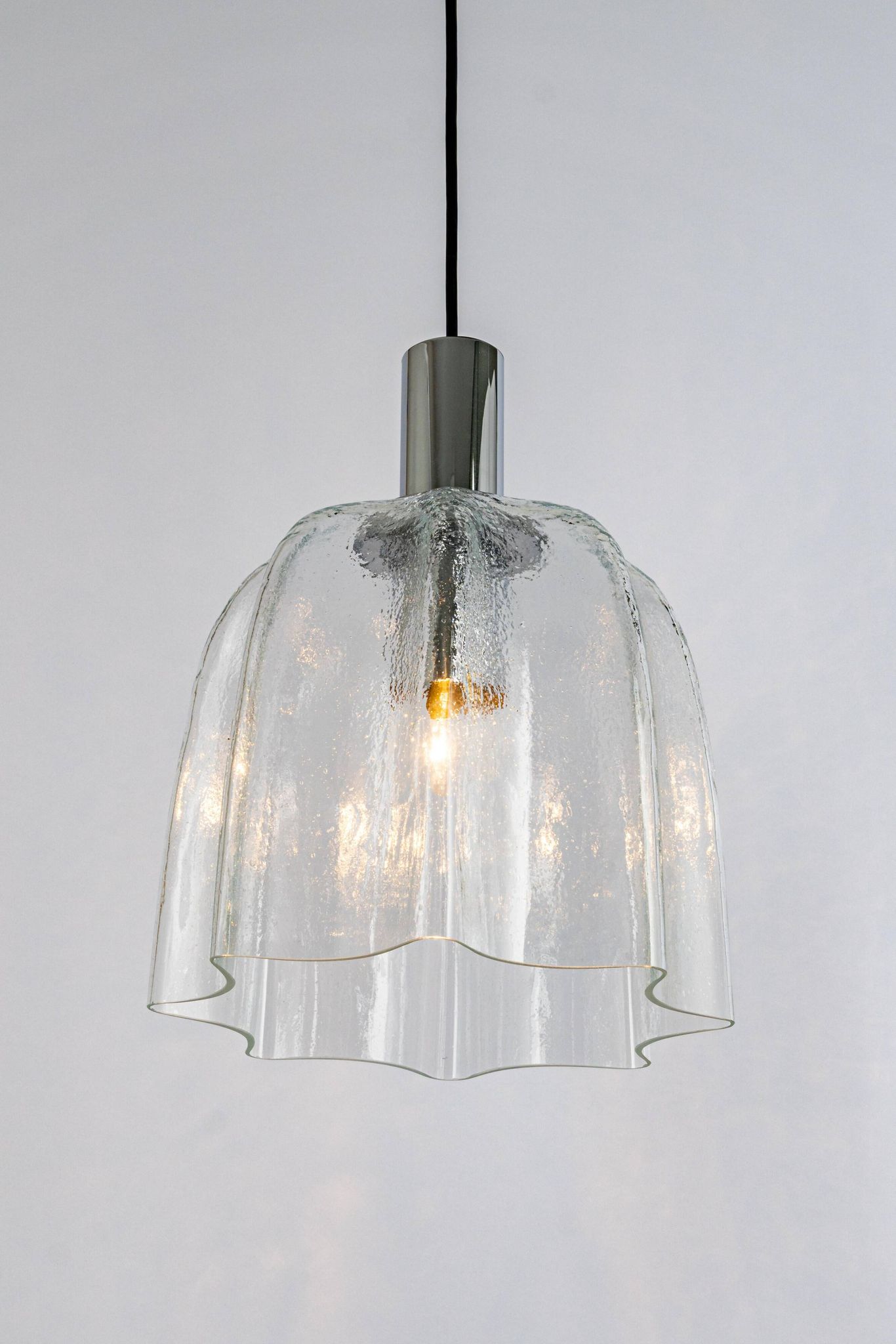 Glass Pendant by Limburg, Germany, 1970s