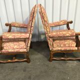 Pair of armchair Louis III