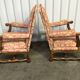 Paire de fauteuil Louis III