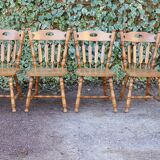 Lot of 4 western chairs