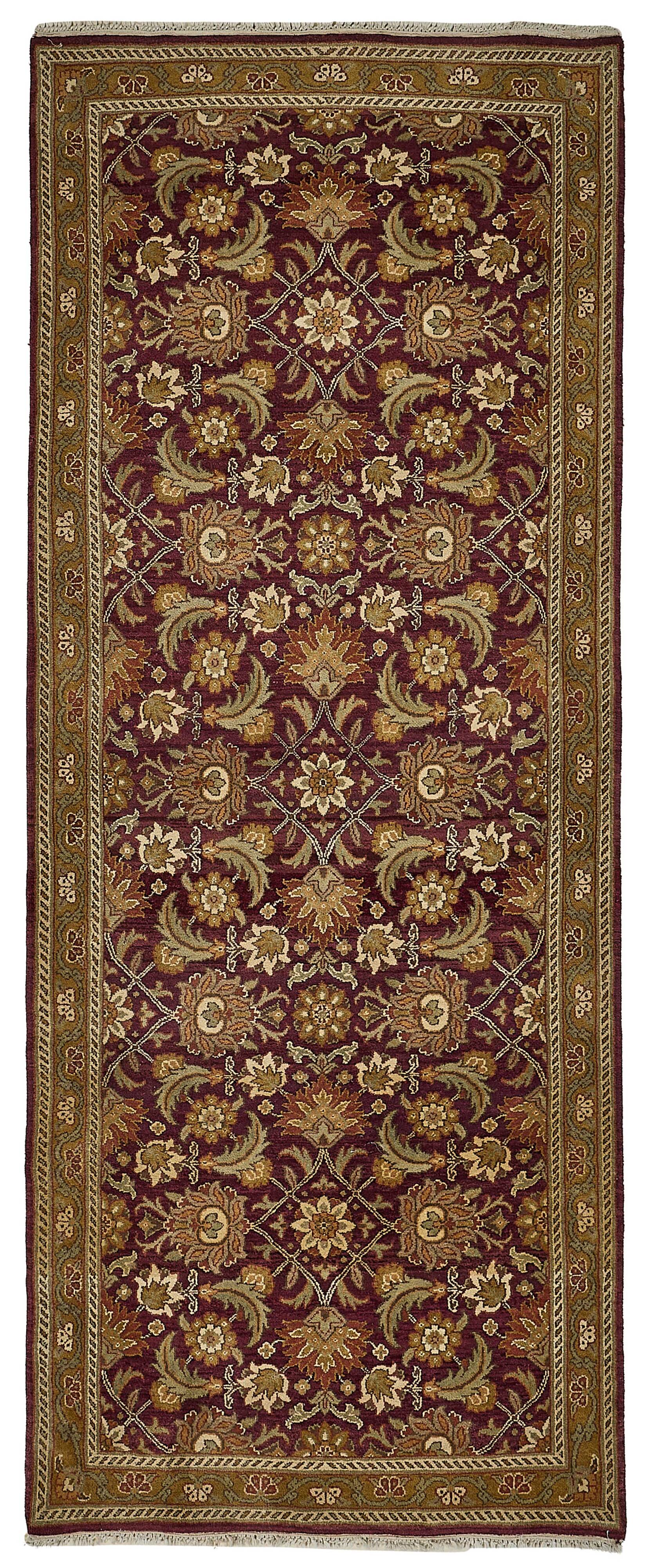 Turkish Handknotted Wool Oushak Rug 117 cm x 296 cm