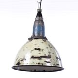 Enamel pendant lamp green