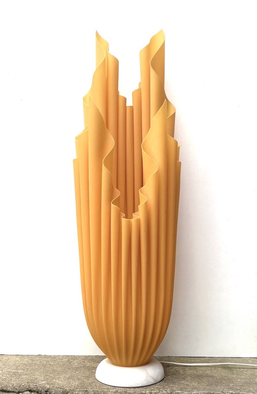 Large floor lamp Athena by Georgia Jacob, made in France, 1980s.