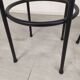 3 vintage black bar stools
