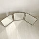 Old barber's triptych mirror 30 X 24 cm