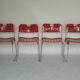 4 chaises "omstak" de Rodney Kinsmann par Bieffeplast, Italie, 1970
