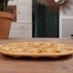 Egg plate in slipware