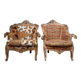 Pair of Louis XV baroque shepherds