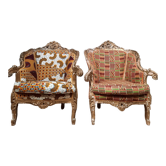 Pair of Louis XV baroque shepherds
