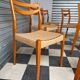 Série de 6 chaises style scandinave
