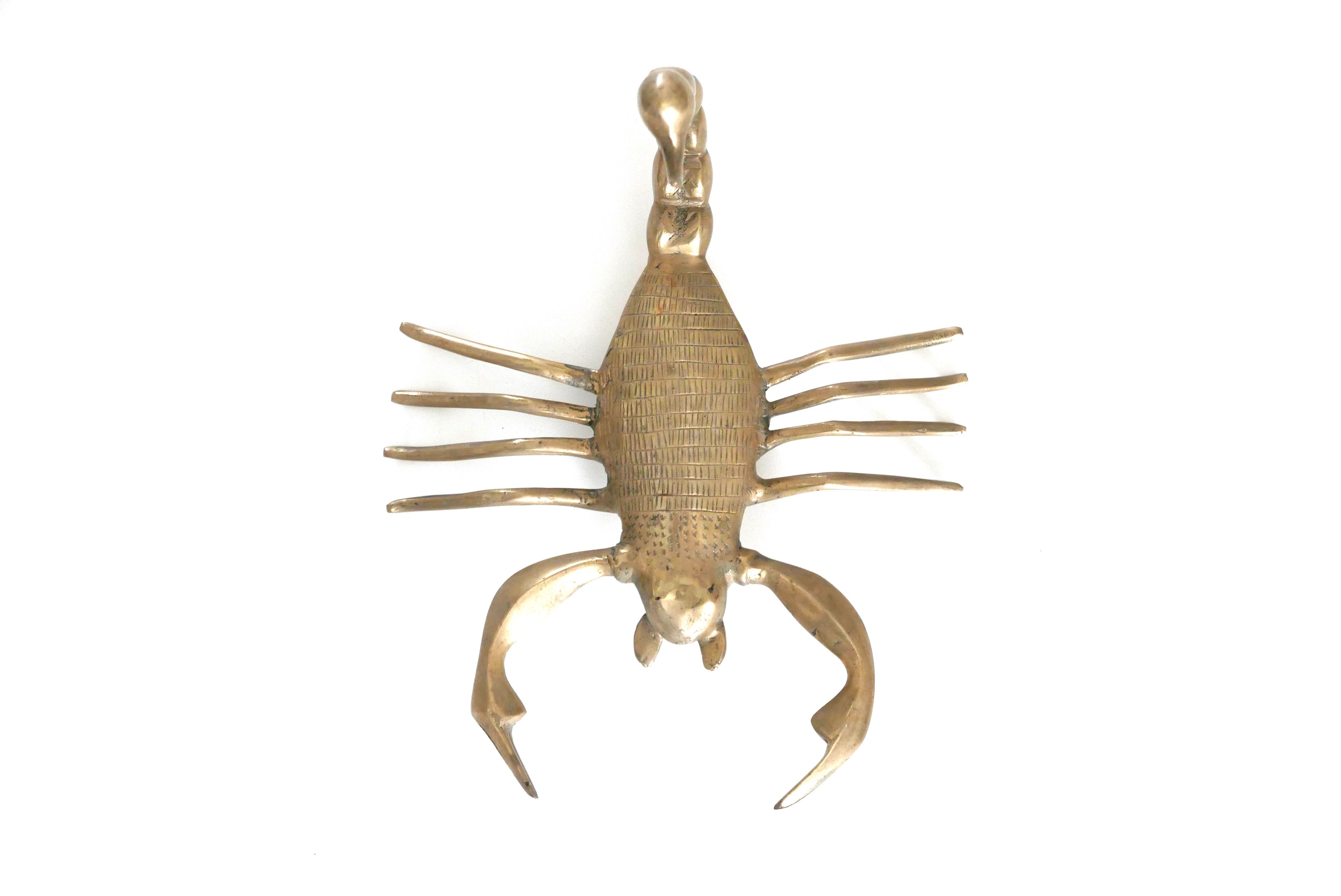 Brass scorpion, 1960s
