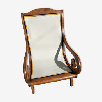 Colonial teak armchair