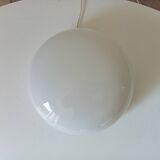 Vintage opaline dome ceiling light from the 60s
