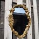 Vintage 50's gilded plaster mirror