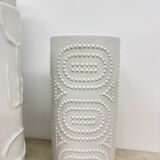 Set of 6 biscuit porcelain vases, 1970s