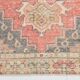 4x8 Red Geometric Turkish Rug 127x247Cm SK 22752