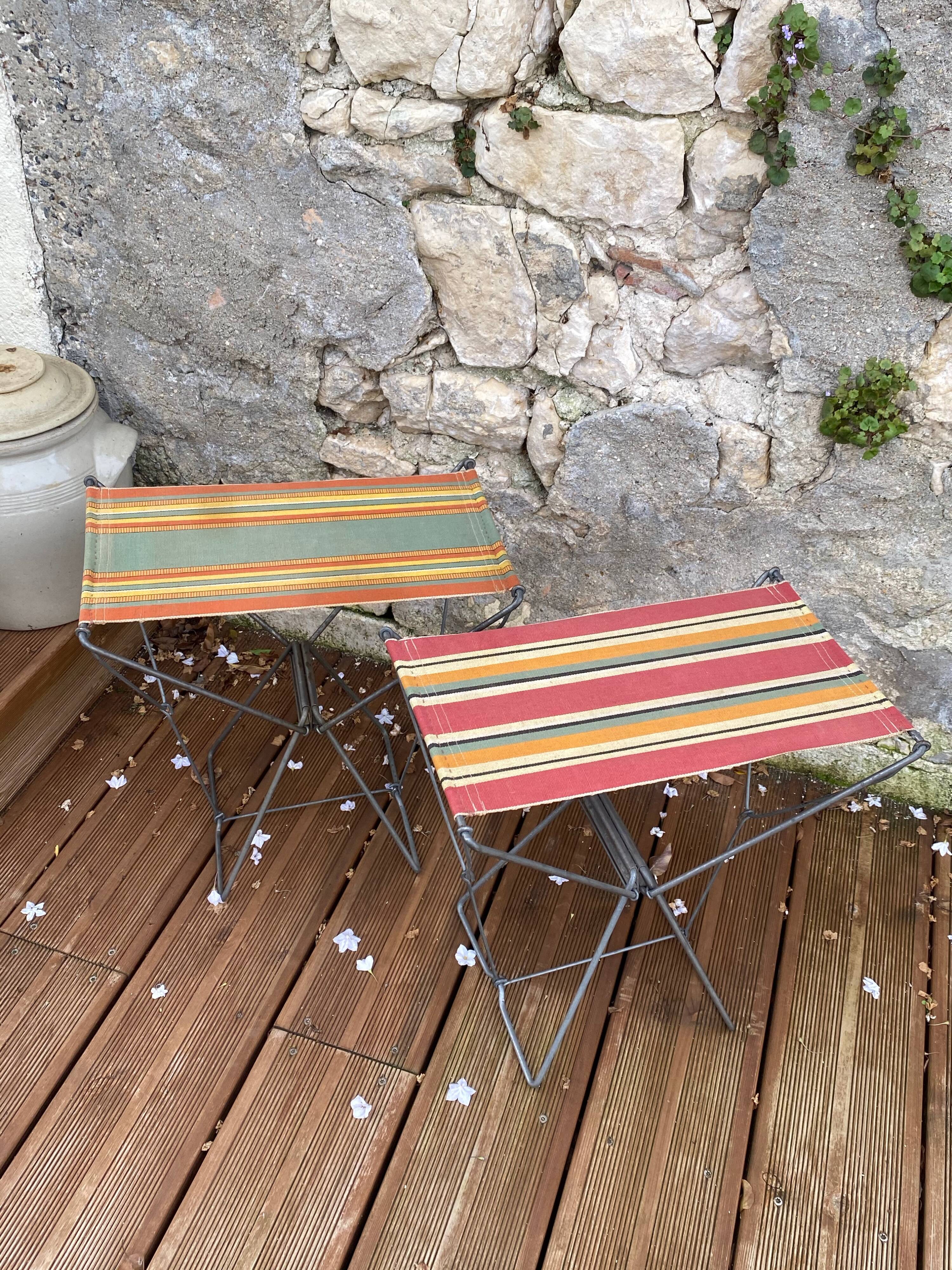 Small fisherman's folding stool