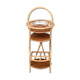 Bamboo bar, 3  compartments, 1960