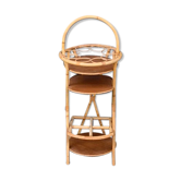 Bamboo bar, 3  compartments, 1960