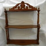 Antique mahogany shelf, 19th century.