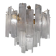 Contemporary Venied-White “Listelli Alabastro” Murano Glass Style Chandeli