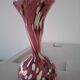 Speckled blown vase by Briot