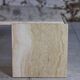 Travertine coffee table "Eye" or "drop" by Roche Bobois, 1980
