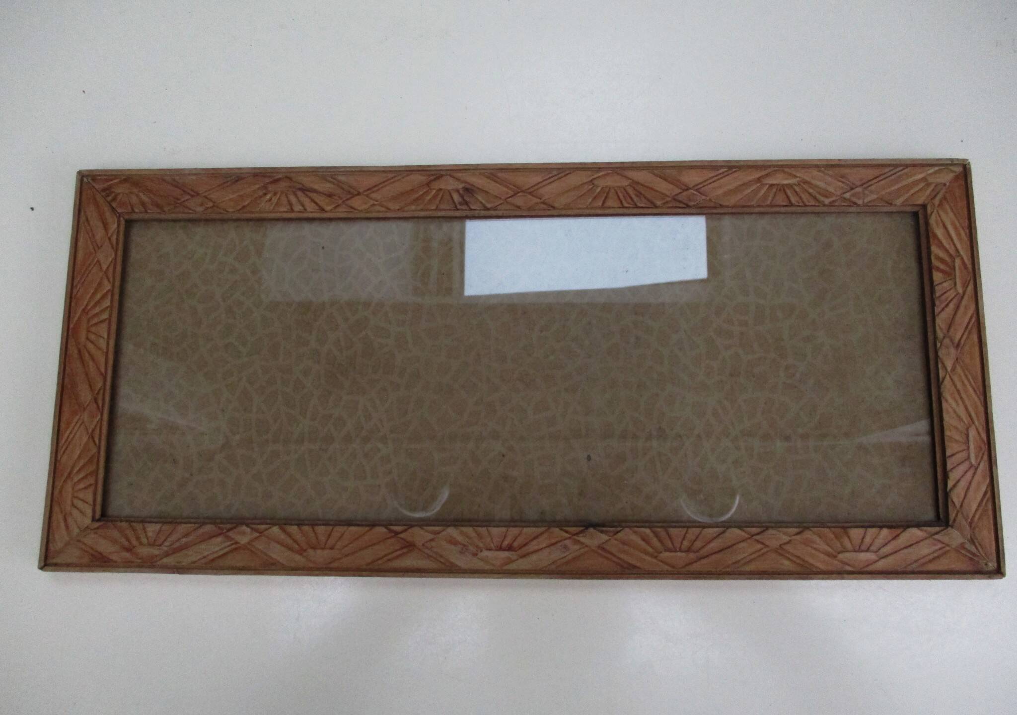 Art deco framing for 152 x 380 mm subject