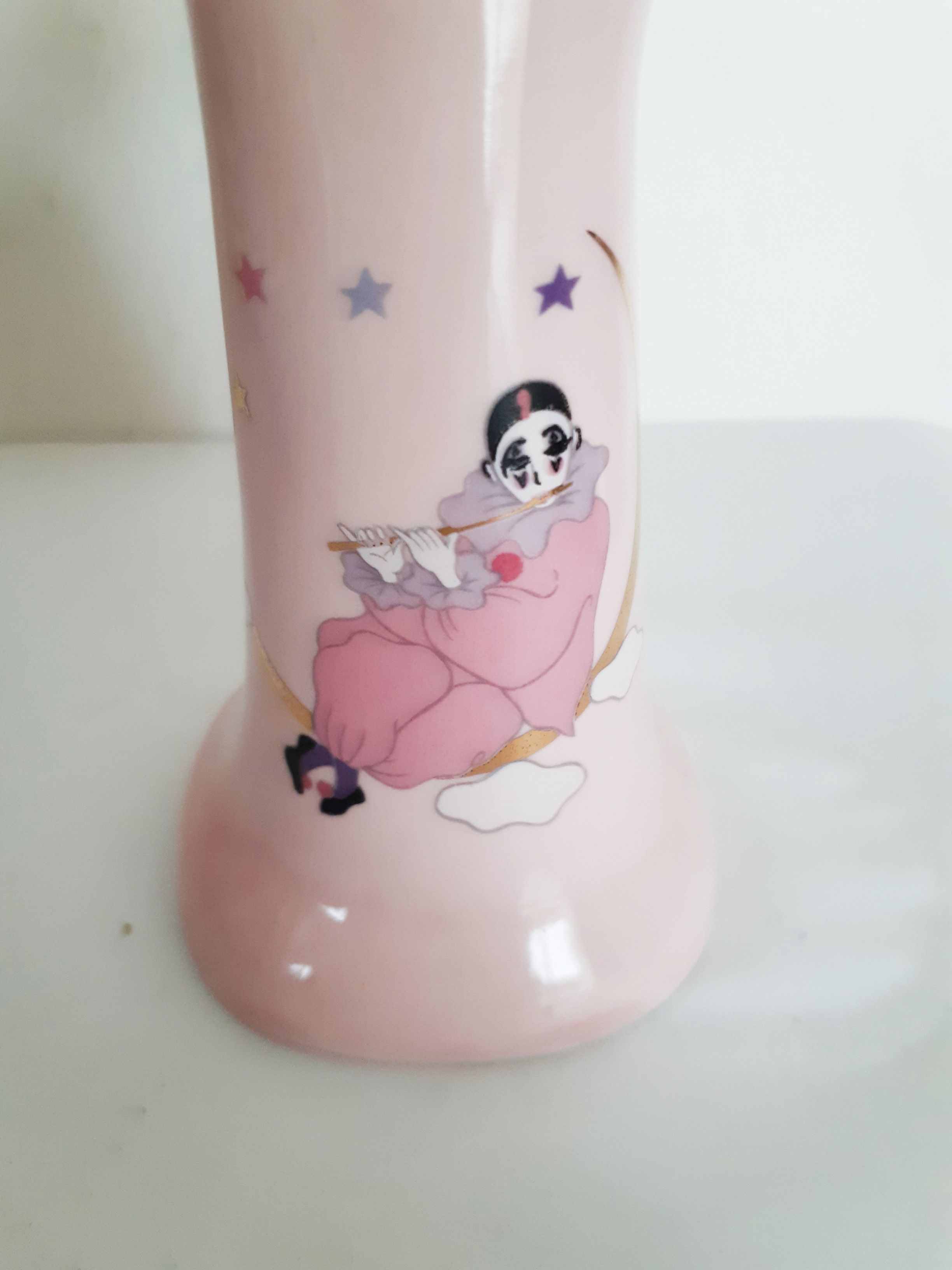Hand wear pink jewelry , Pierrot, soliflore, vintage French, 50s