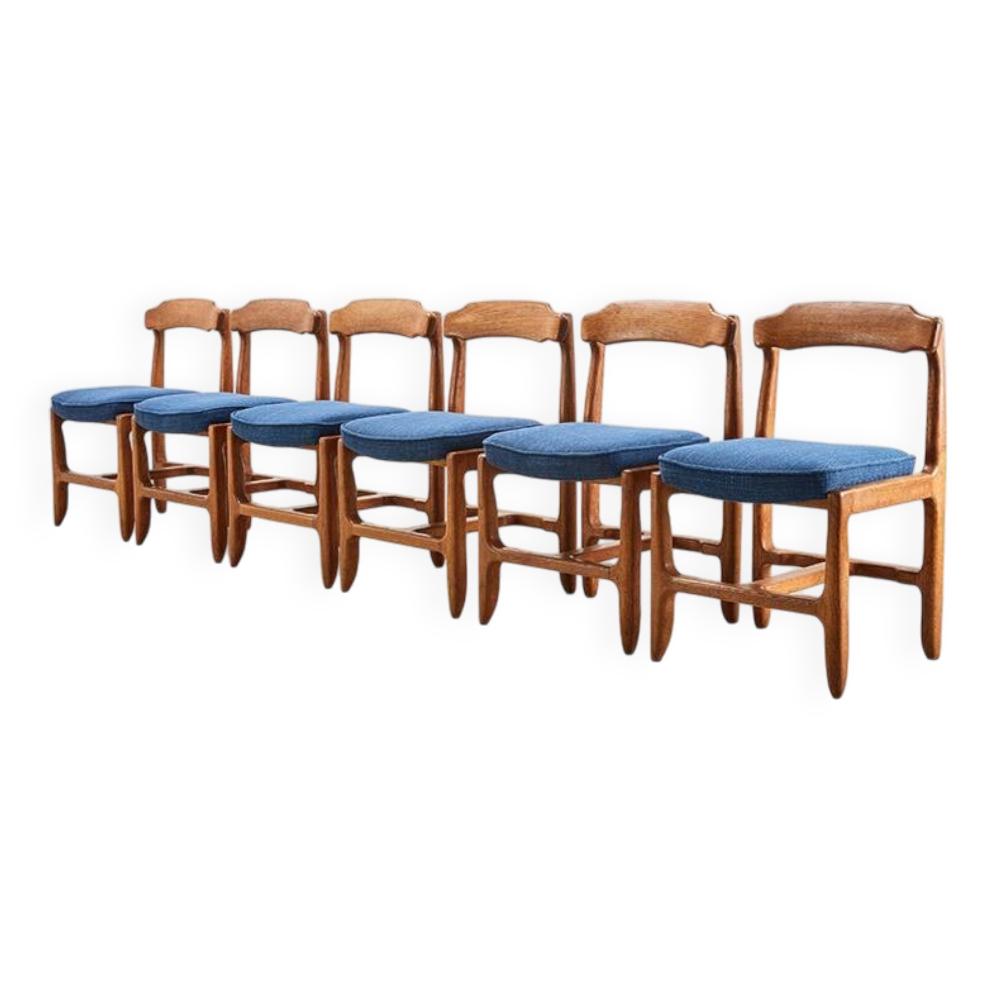 Guillerme & Chambron Set of 6 'Veronique' Dining Chairs for Votre Maison