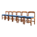 Guillerme & Chambron Set of 6 'Veronique' Dining Chairs for Votre Maison