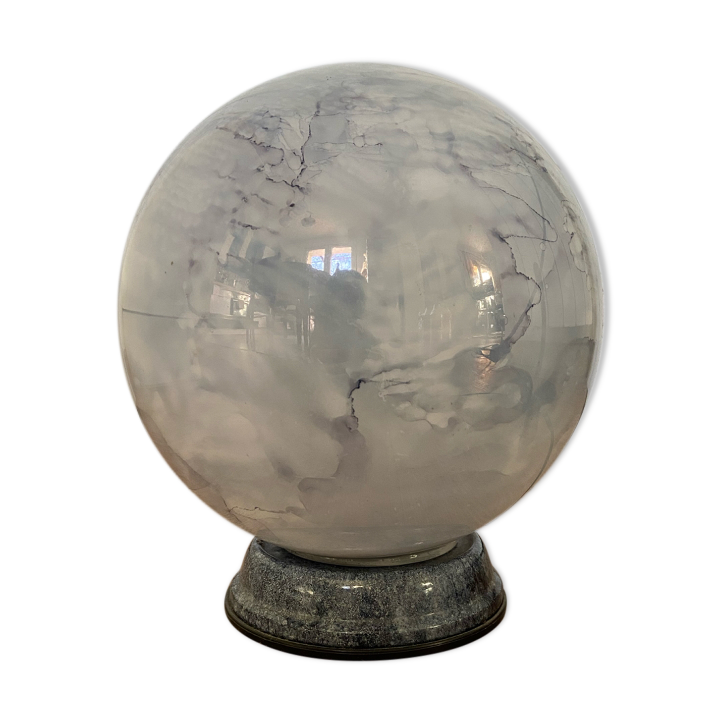 Vintage glass ball lamp