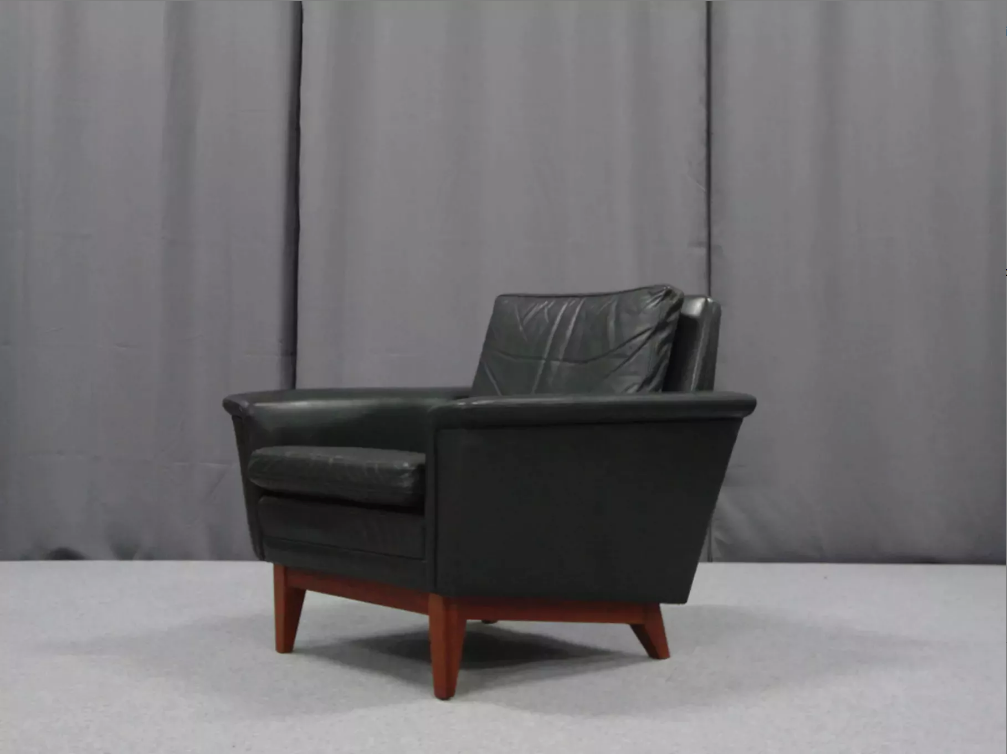 Leather armchair, 1960
