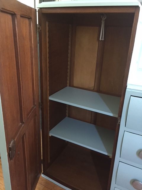Asymmetric cabinet art deco