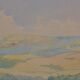 JL PONT (20th century) "Hilly Landscape" Signed watercolour