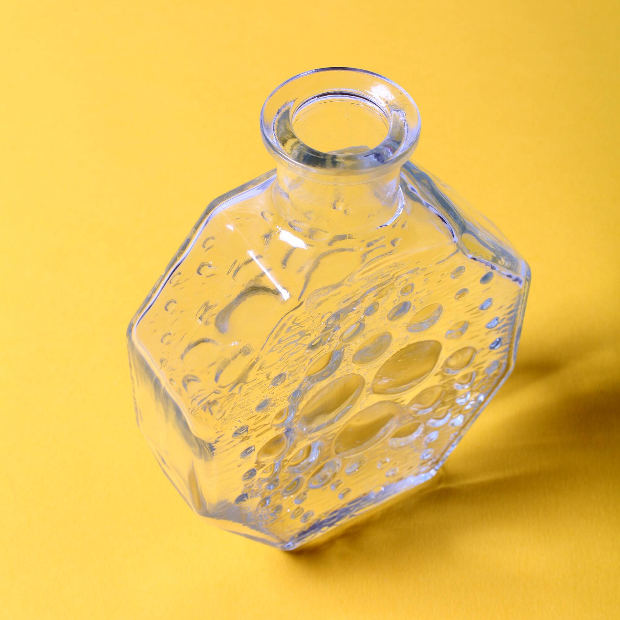 Mid-century Clear Stella Polaris Vase by Nanny Still for Riihimäki / 1967