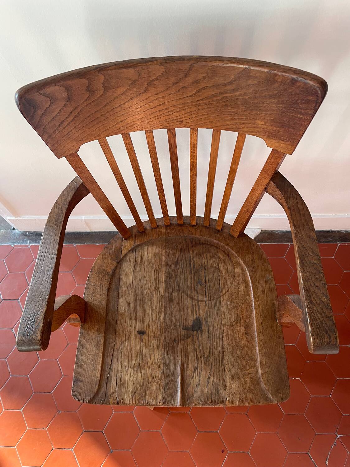 American wooden office chair